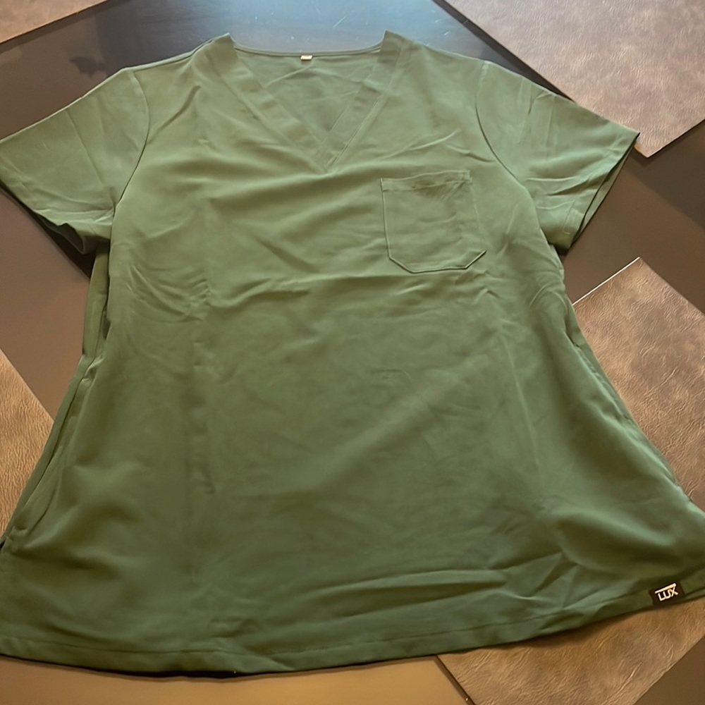 Hunter Green Scrub Top